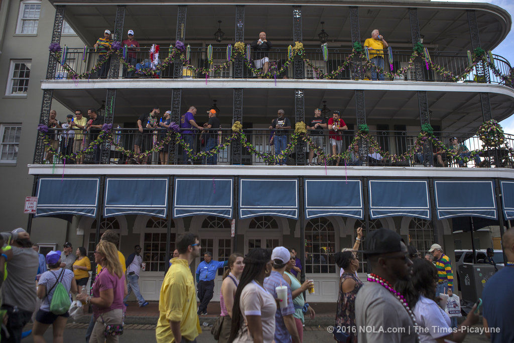 Lundi Gras in the French Quarter 2017